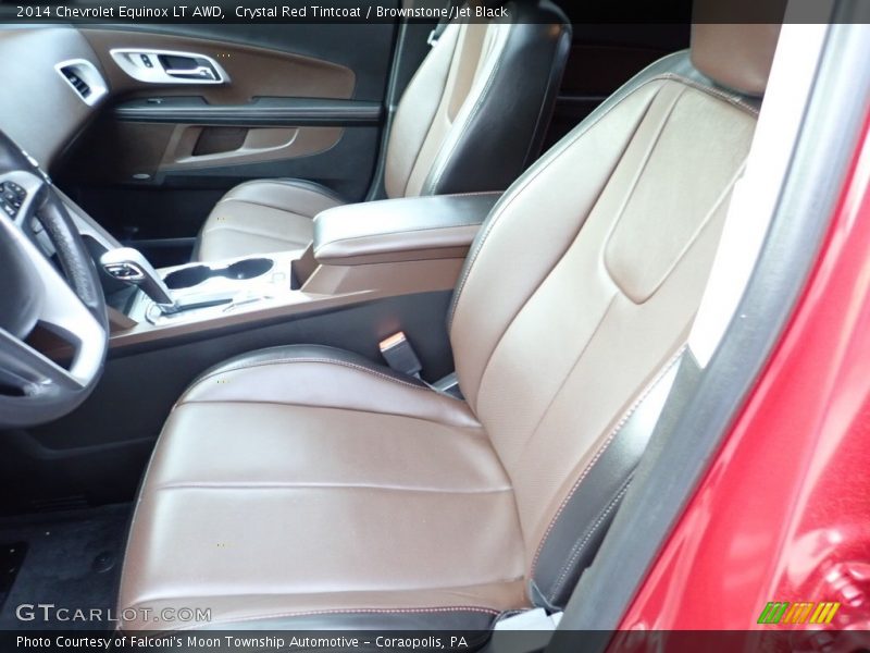 Crystal Red Tintcoat / Brownstone/Jet Black 2014 Chevrolet Equinox LT AWD