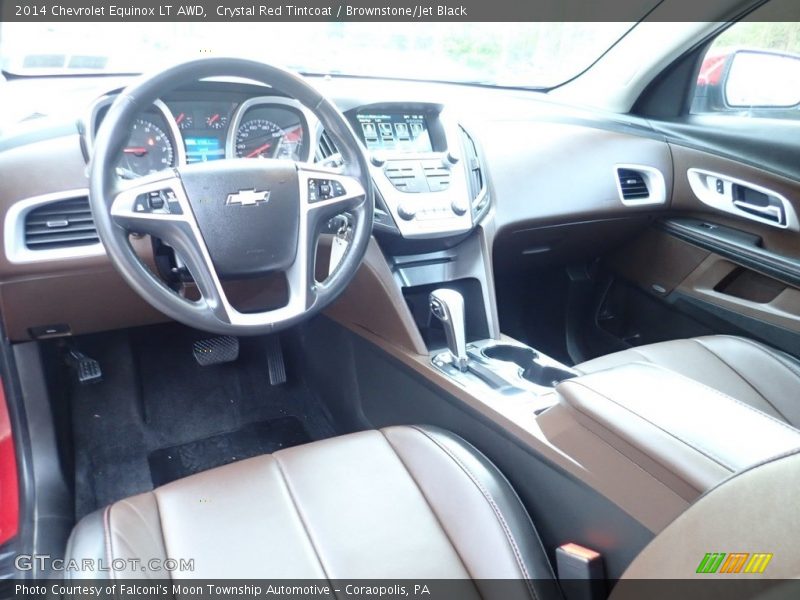Crystal Red Tintcoat / Brownstone/Jet Black 2014 Chevrolet Equinox LT AWD