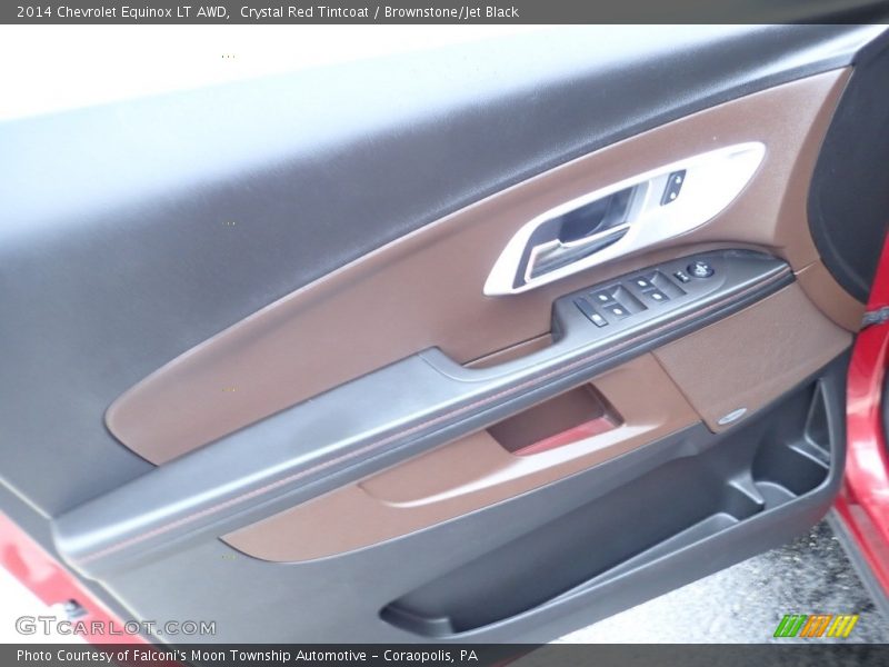 Crystal Red Tintcoat / Brownstone/Jet Black 2014 Chevrolet Equinox LT AWD