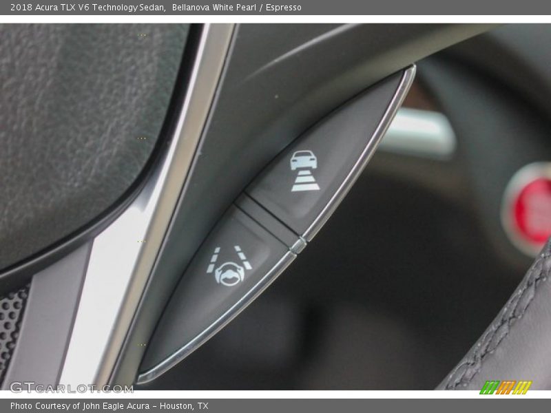 Bellanova White Pearl / Espresso 2018 Acura TLX V6 Technology Sedan