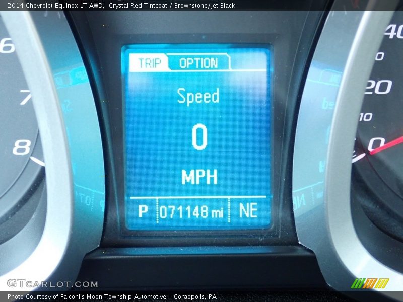 Crystal Red Tintcoat / Brownstone/Jet Black 2014 Chevrolet Equinox LT AWD