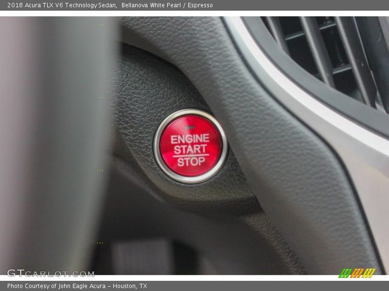 Bellanova White Pearl / Espresso 2018 Acura TLX V6 Technology Sedan