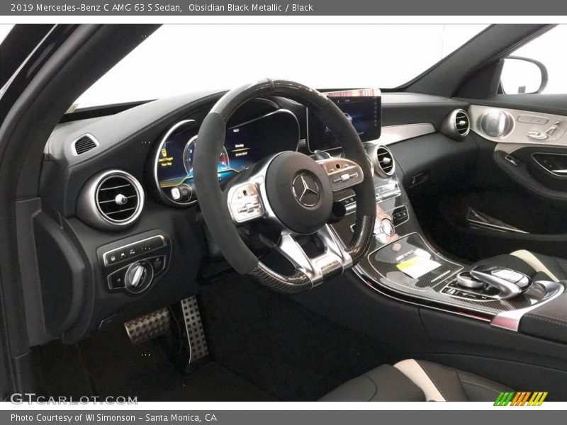 Obsidian Black Metallic / Black 2019 Mercedes-Benz C AMG 63 S Sedan