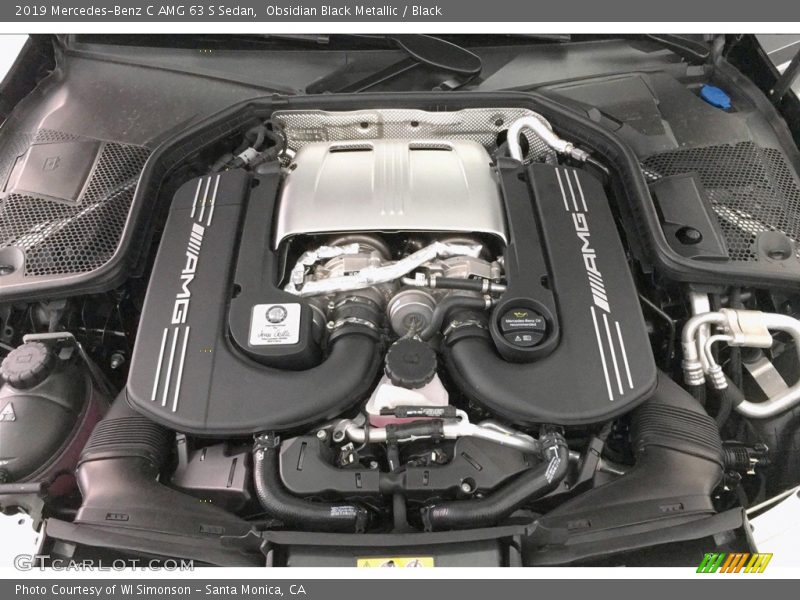  2019 C AMG 63 S Sedan Engine - 4.0 Liter biturbo DOHC 32-Valve VVT V8