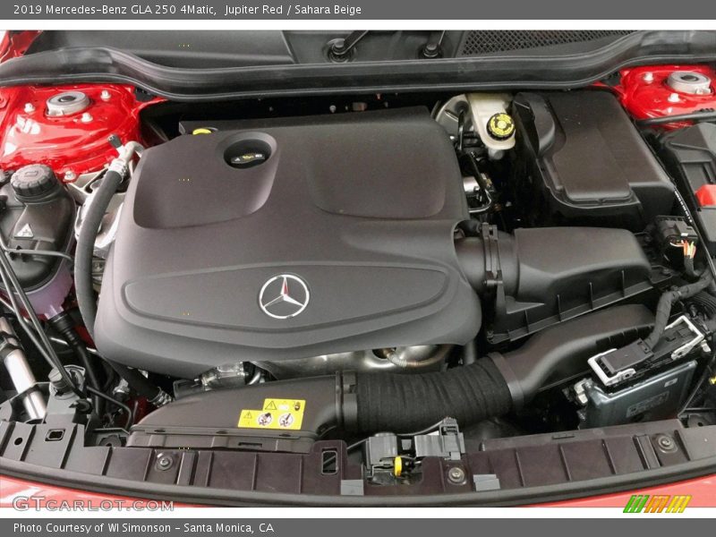 Jupiter Red / Sahara Beige 2019 Mercedes-Benz GLA 250 4Matic