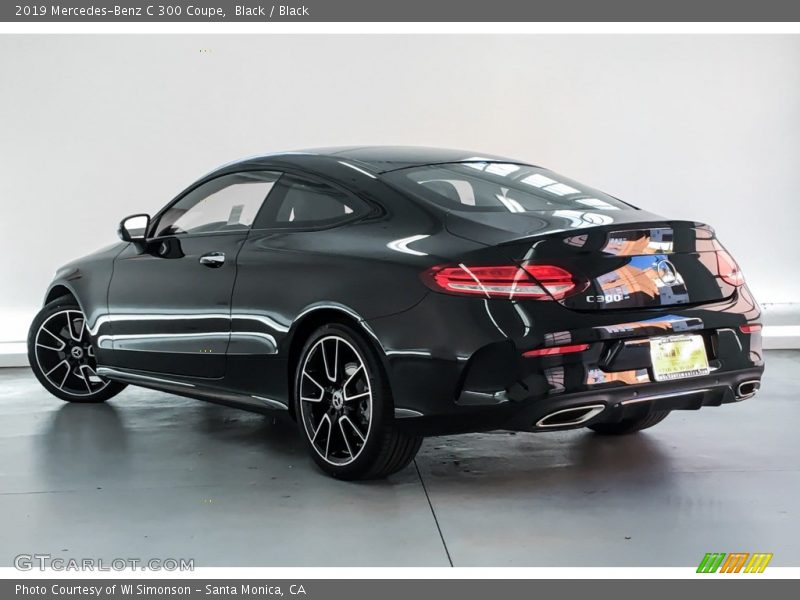 Black / Black 2019 Mercedes-Benz C 300 Coupe