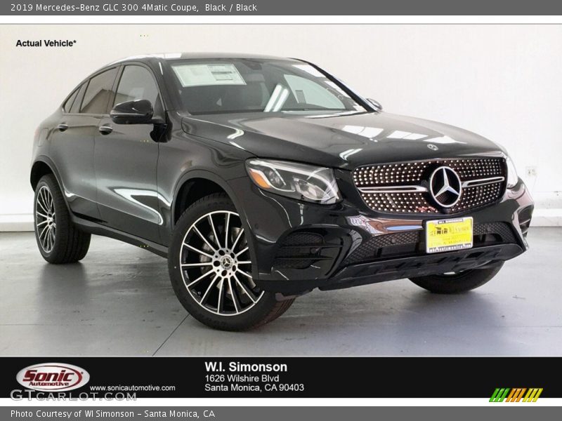 Black / Black 2019 Mercedes-Benz GLC 300 4Matic Coupe