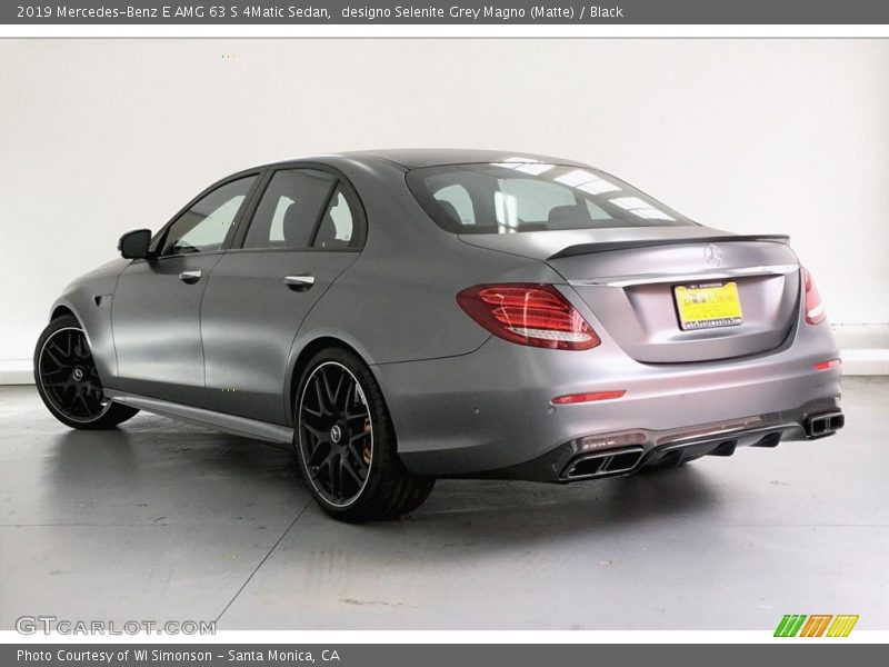 designo Selenite Grey Magno (Matte) / Black 2019 Mercedes-Benz E AMG 63 S 4Matic Sedan