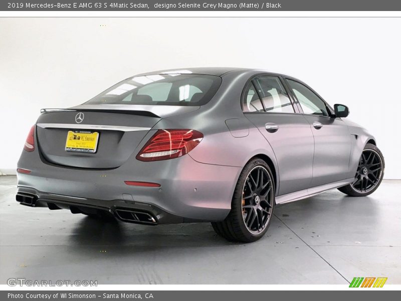 designo Selenite Grey Magno (Matte) / Black 2019 Mercedes-Benz E AMG 63 S 4Matic Sedan