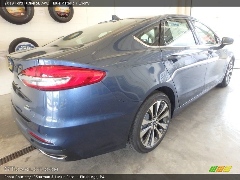 Blue Metallic / Ebony 2019 Ford Fusion SE AWD