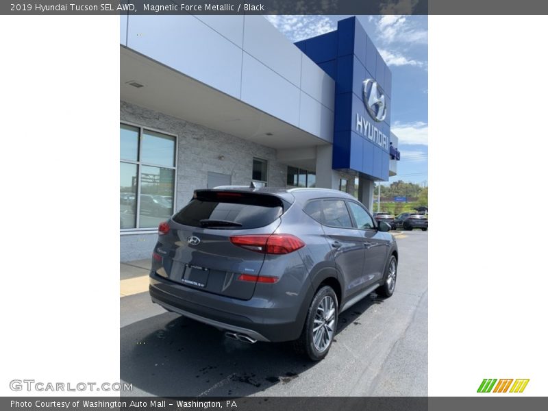 Magnetic Force Metallic / Black 2019 Hyundai Tucson SEL AWD