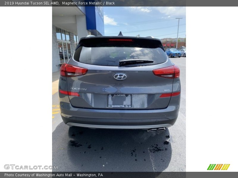 Magnetic Force Metallic / Black 2019 Hyundai Tucson SEL AWD