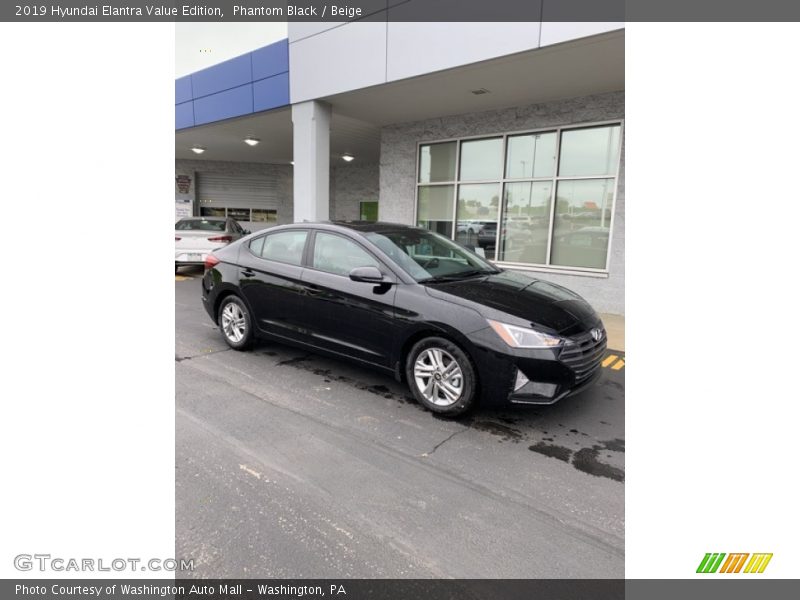 Phantom Black / Beige 2019 Hyundai Elantra Value Edition
