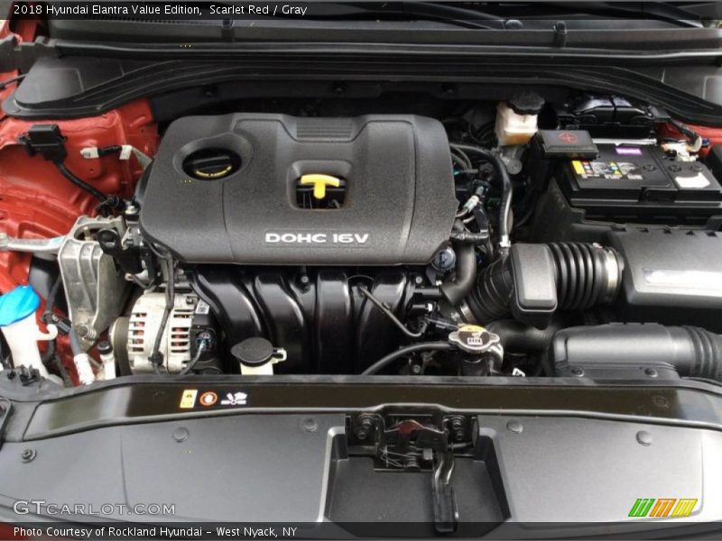 Scarlet Red / Gray 2018 Hyundai Elantra Value Edition
