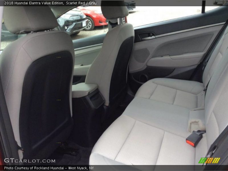 Scarlet Red / Gray 2018 Hyundai Elantra Value Edition