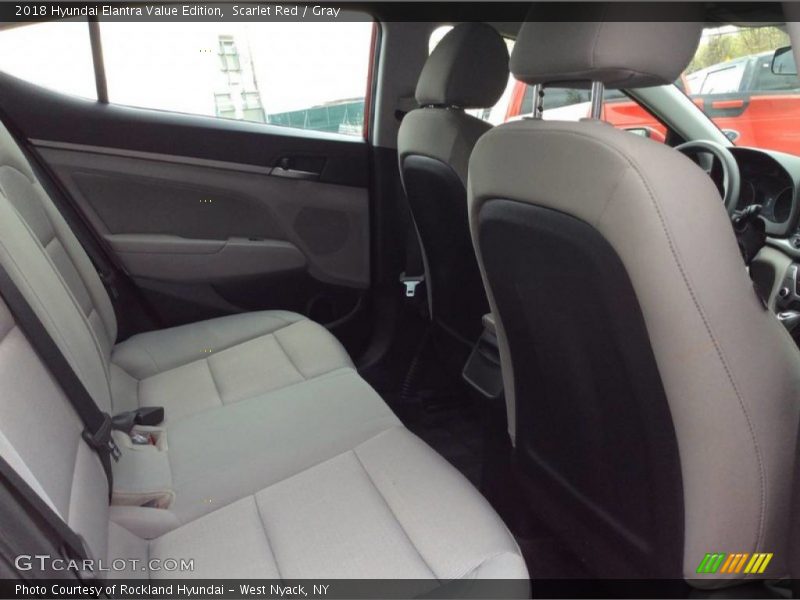 Scarlet Red / Gray 2018 Hyundai Elantra Value Edition