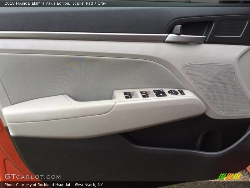 Scarlet Red / Gray 2018 Hyundai Elantra Value Edition