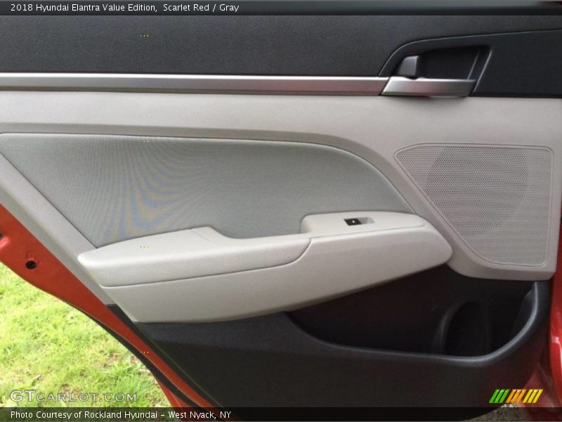 Scarlet Red / Gray 2018 Hyundai Elantra Value Edition