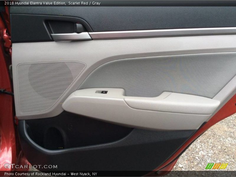 Scarlet Red / Gray 2018 Hyundai Elantra Value Edition