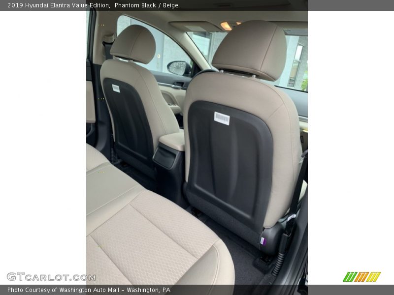 Phantom Black / Beige 2019 Hyundai Elantra Value Edition