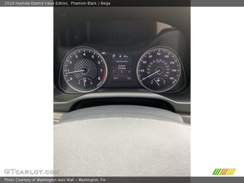 Phantom Black / Beige 2019 Hyundai Elantra Value Edition
