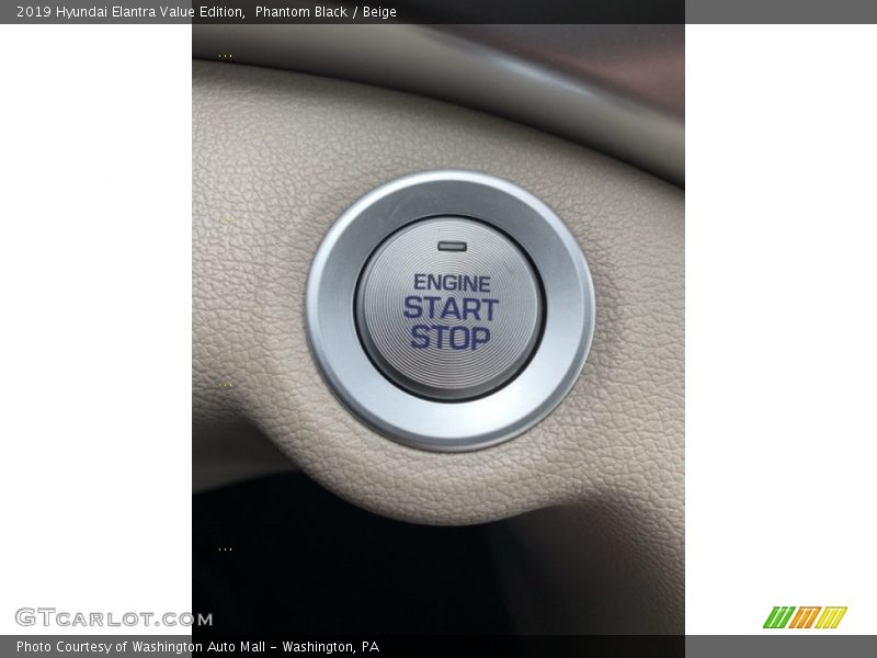 Phantom Black / Beige 2019 Hyundai Elantra Value Edition