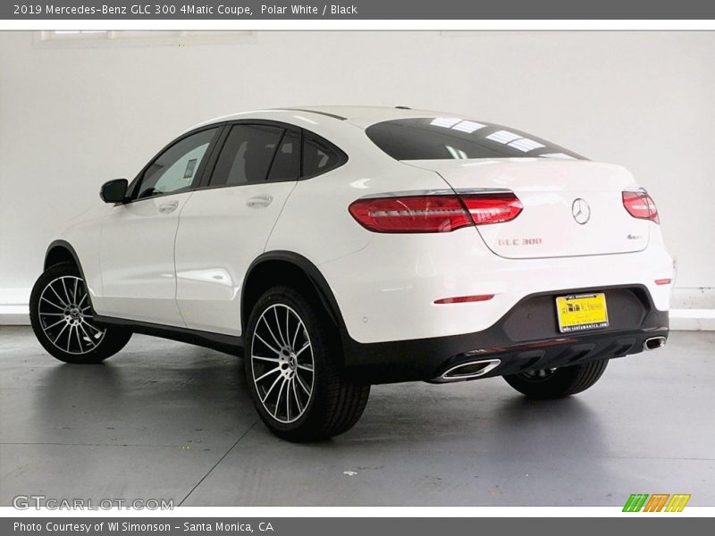 Polar White / Black 2019 Mercedes-Benz GLC 300 4Matic Coupe