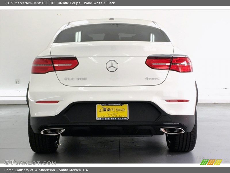 Polar White / Black 2019 Mercedes-Benz GLC 300 4Matic Coupe
