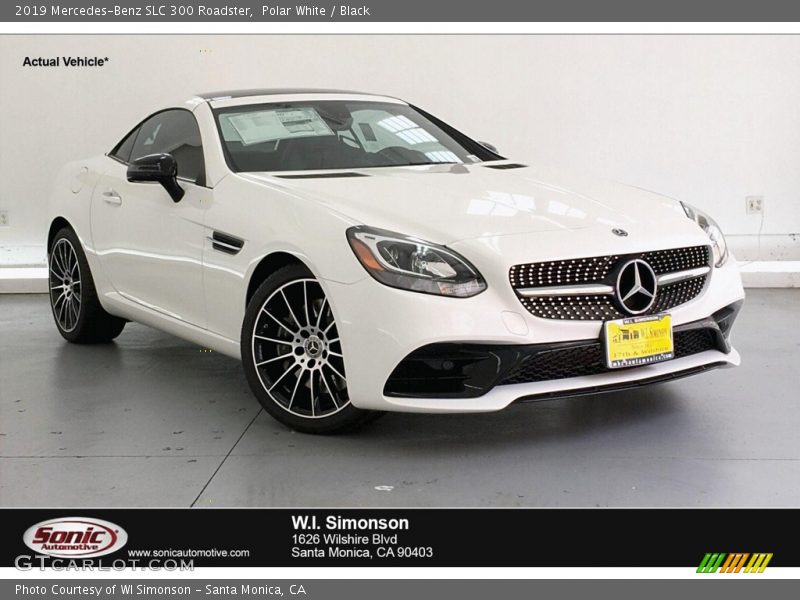 Polar White / Black 2019 Mercedes-Benz SLC 300 Roadster