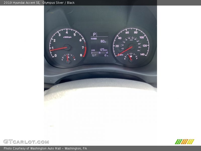 Olympus Silver / Black 2019 Hyundai Accent SE