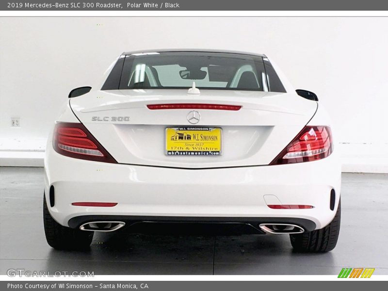Polar White / Black 2019 Mercedes-Benz SLC 300 Roadster