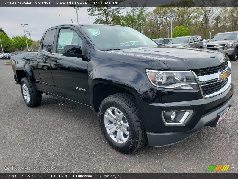 Black / Jet Black 2019 Chevrolet Colorado LT Extended Cab 4x4