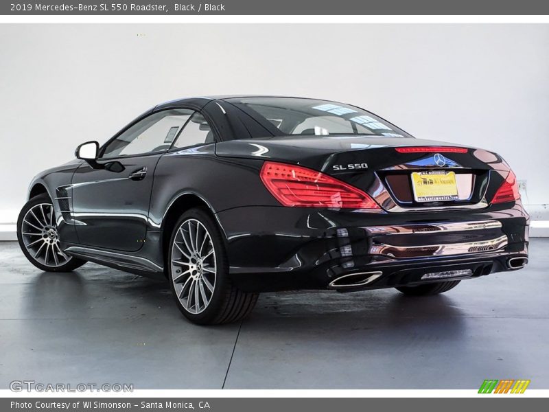 Black / Black 2019 Mercedes-Benz SL 550 Roadster