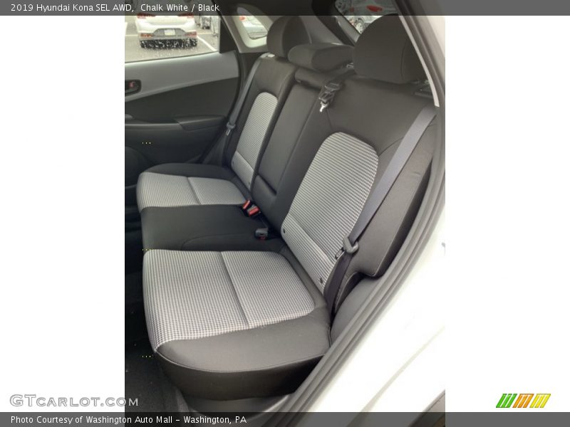 Chalk White / Black 2019 Hyundai Kona SEL AWD