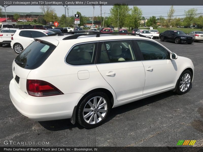 Candy White / Cornsilk Beige 2013 Volkswagen Jetta TDI SportWagen