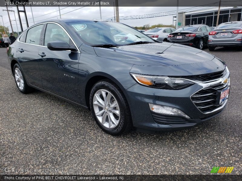 Shadow Gray Metallic / Jet Black 2019 Chevrolet Malibu LT