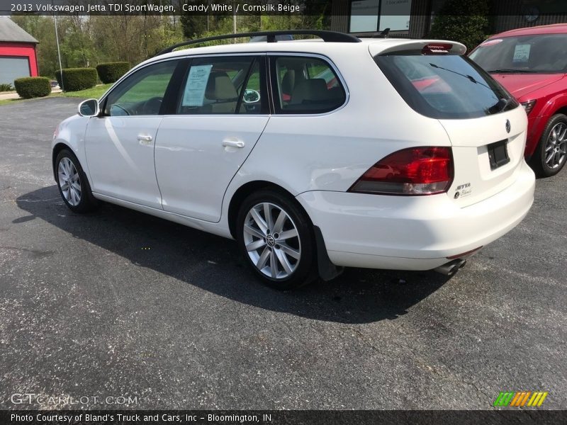 Candy White / Cornsilk Beige 2013 Volkswagen Jetta TDI SportWagen