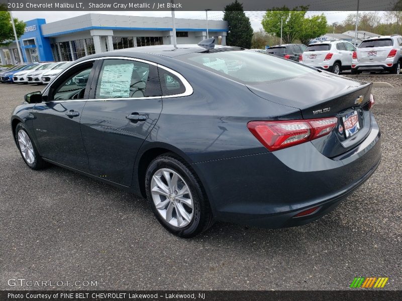 Shadow Gray Metallic / Jet Black 2019 Chevrolet Malibu LT