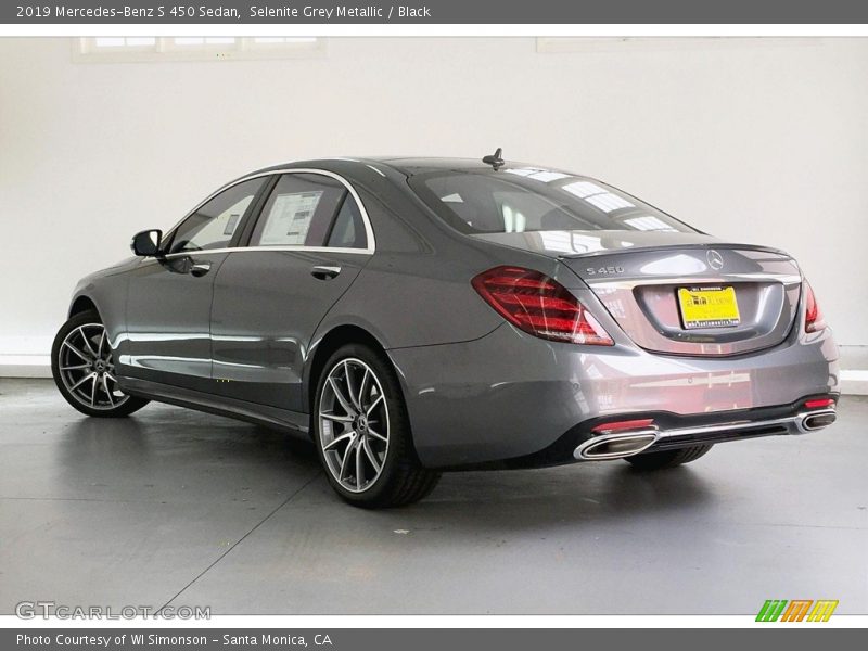 Selenite Grey Metallic / Black 2019 Mercedes-Benz S 450 Sedan
