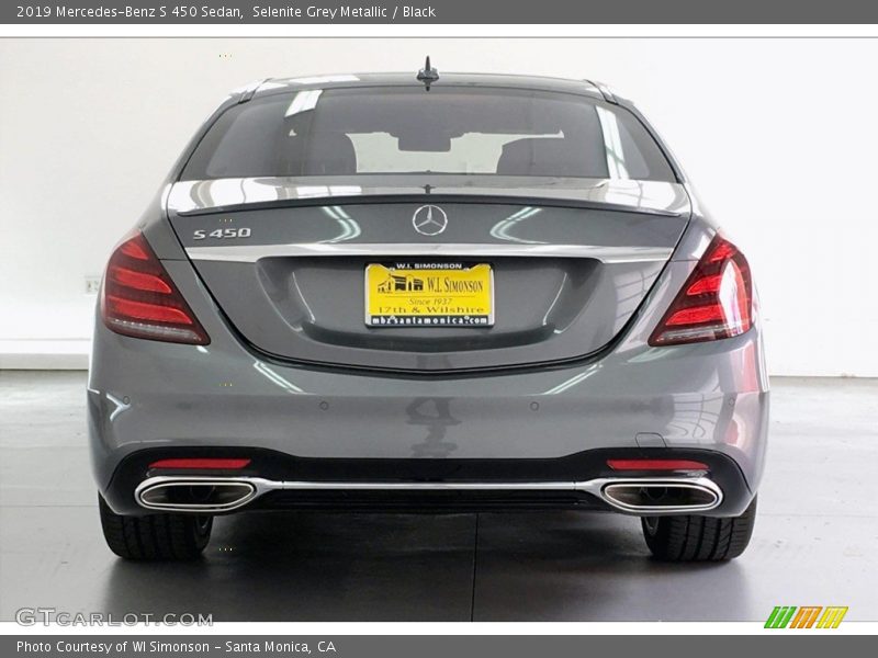 Selenite Grey Metallic / Black 2019 Mercedes-Benz S 450 Sedan