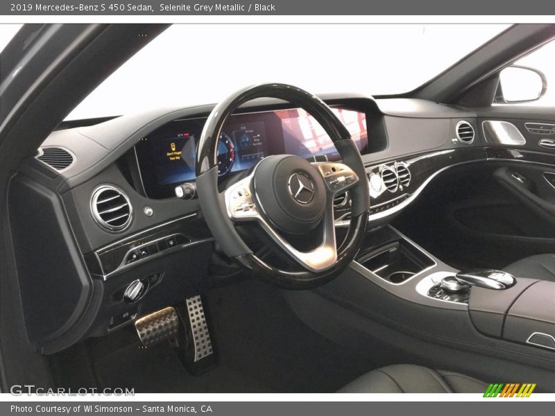 Selenite Grey Metallic / Black 2019 Mercedes-Benz S 450 Sedan