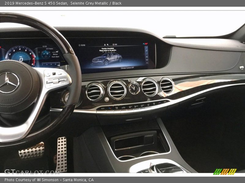 Selenite Grey Metallic / Black 2019 Mercedes-Benz S 450 Sedan