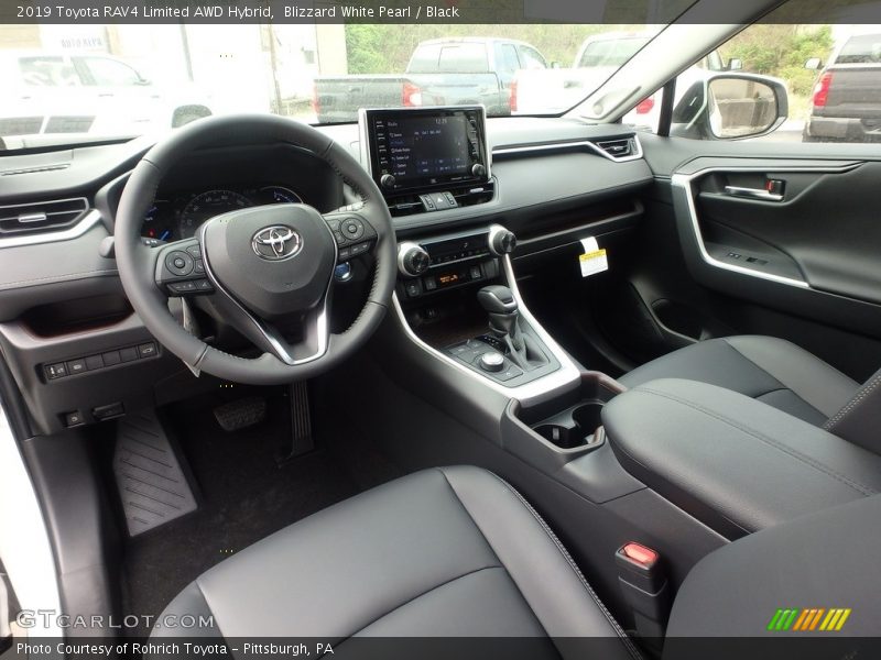  2019 RAV4 Limited AWD Hybrid Black Interior