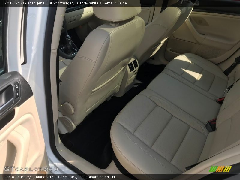 Candy White / Cornsilk Beige 2013 Volkswagen Jetta TDI SportWagen