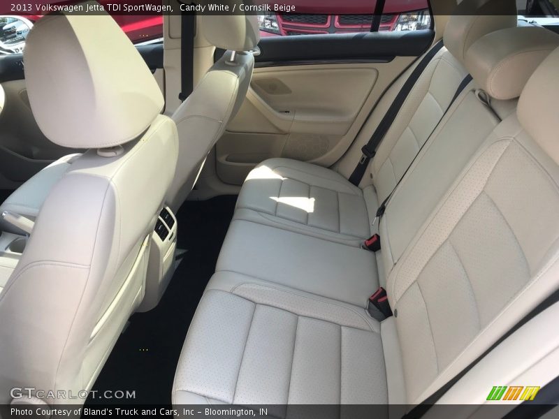 Candy White / Cornsilk Beige 2013 Volkswagen Jetta TDI SportWagen
