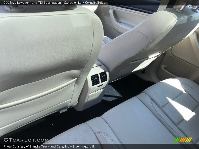 Candy White / Cornsilk Beige 2013 Volkswagen Jetta TDI SportWagen
