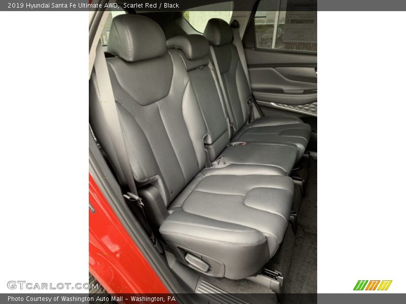 Scarlet Red / Black 2019 Hyundai Santa Fe Ultimate AWD