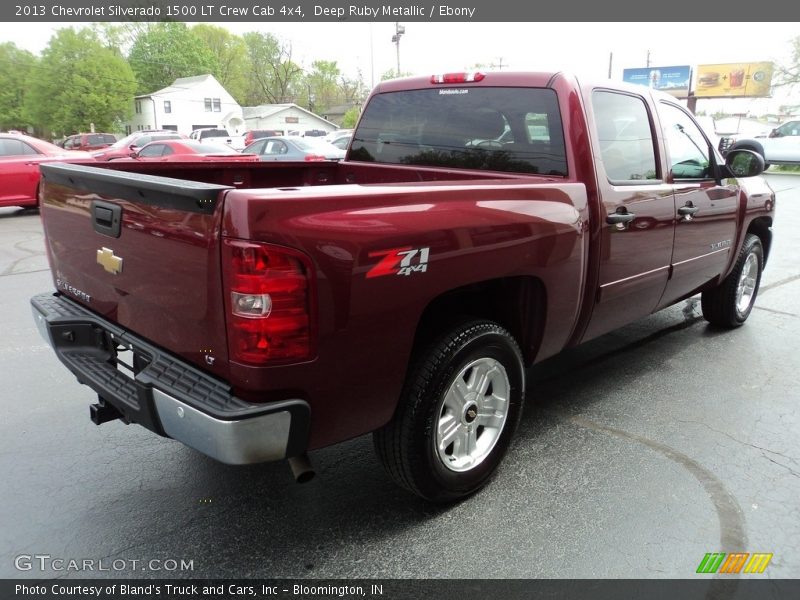 Deep Ruby Metallic / Ebony 2013 Chevrolet Silverado 1500 LT Crew Cab 4x4