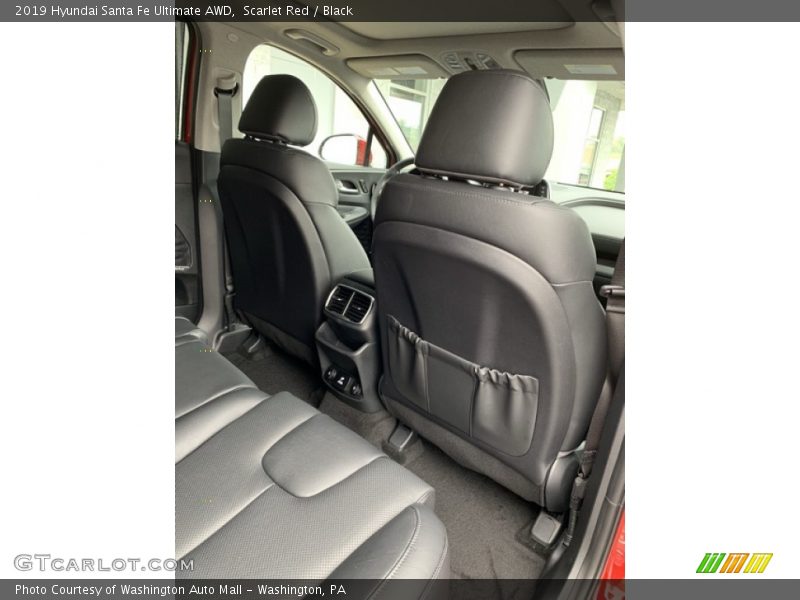 Scarlet Red / Black 2019 Hyundai Santa Fe Ultimate AWD
