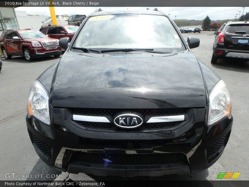 Black Cherry / Beige 2010 Kia Sportage LX V6 4x4